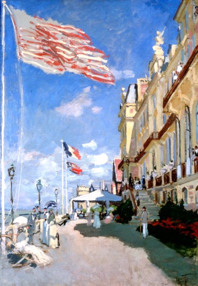 Hotel des Roches Noires, Trouville, 1870 od Claude Monet