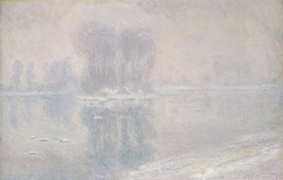 Ledové kry, 1893 od Claude Monet