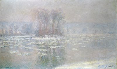 Led v Bennecourtu, 1898 od Claude Monet