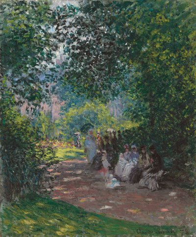 V parku Monceau, 1878 od Claude Monet