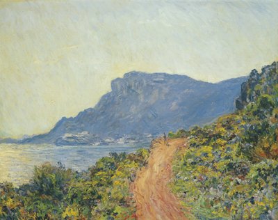 La Corniche poblíž Monaka od Claude Monet