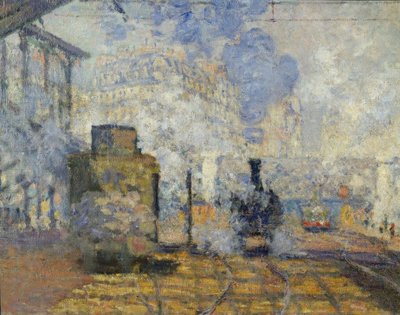 Gare Saint-Lazare od Claude Monet
