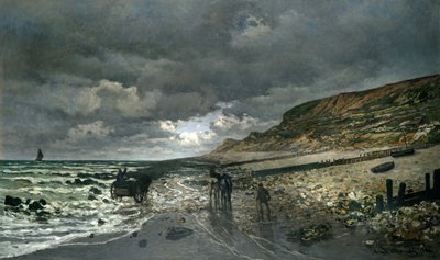 La Pointe de la Heve při odlivu od Claude Monet