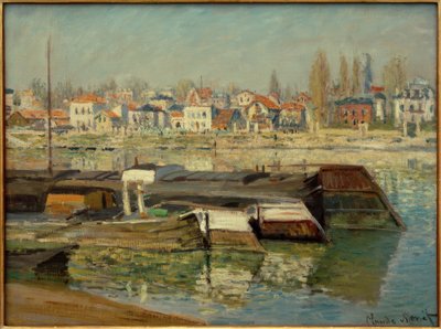 Seina v Asnières od Claude Monet