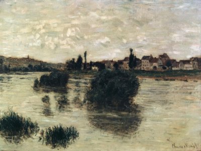 Seina v Lavacourtu od Claude Monet