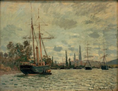 La Seine à Rouen (Seina v Rouenu) od Claude Monet