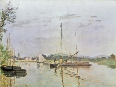 Loď, Argenteuil od Claude Monet