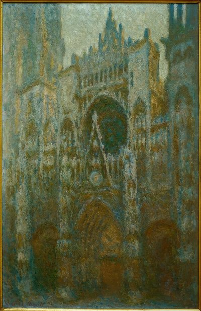 Rouenská katedrála, portál od Claude Monet