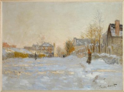 Sníh v Argenteuil od Claude Monet
