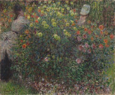 Dámy v květinách od Claude Monet
