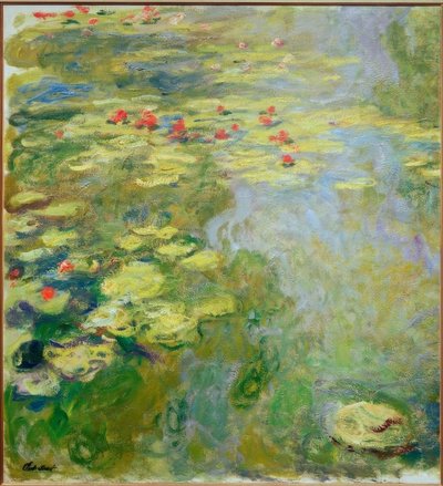 Leknínový rybník (levá část) od Claude Monet