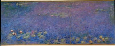 Leknínový rybník bez vrb, ráno od Claude Monet