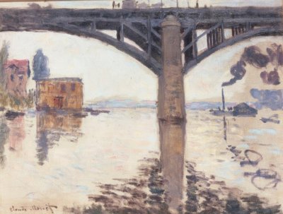 Silniční most Argenteuil od Claude Monet