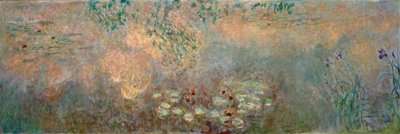 Leknínový rybník s kosatcem od Claude Monet