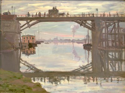 Dřevěný most (Die Holzbrücke) od Claude Monet