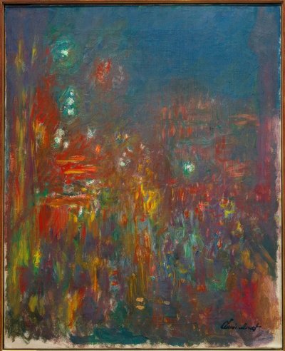 leicesterské náměstí od Claude Monet