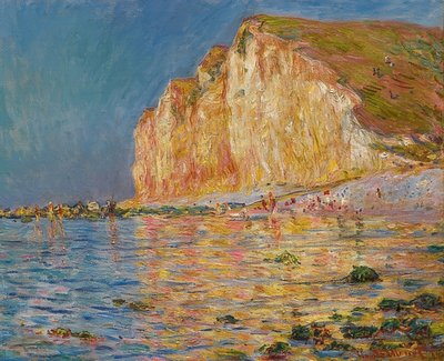 Les Petites-Dalles u Ebbe. 1884 od Claude Monet