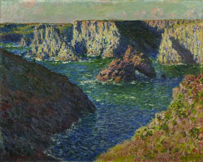 Skály Belle-Ile Skály v Belle-Ile, 1886. od Claude Monet
