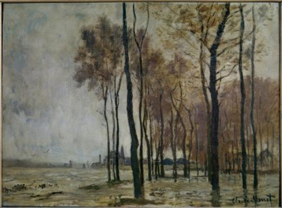 Povodeň v Argenteuil od Claude Monet