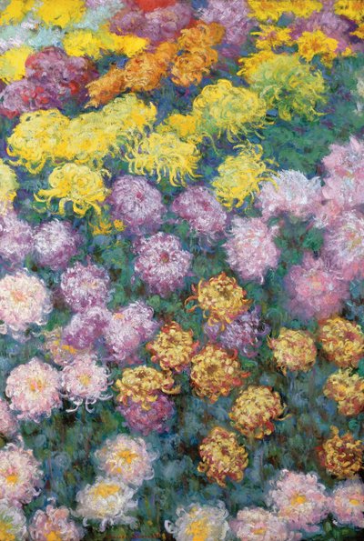 Massif de Chrysanthemes od Claude Monet