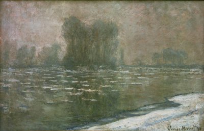 Matin brumeux, débâcle (led v mlhavém ránu) od Claude Monet