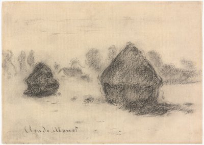 Monet - Stohy pšenice, 1891, 2013.986 od Claude Monet