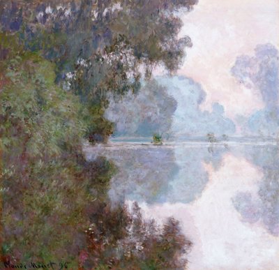 Ráno na Seině, poblíž Giverny, 1896 od Claude Monet