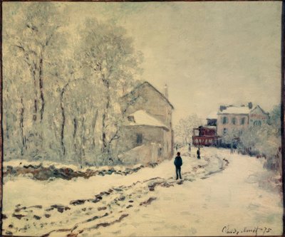 Sníh v Argenteuil od Claude Monet