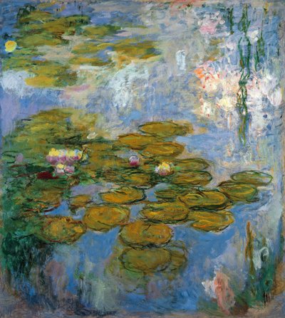 "Nympheas"" - leknínové jezírko v Giverny - Malba Clauda Moneta (1840-1926), olej na plátně od Claude Monet