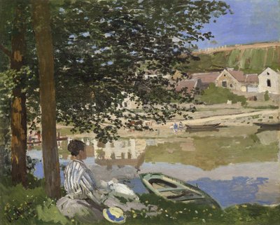 Na břehu Seiny, Bennecourt, 1868 od Claude Monet