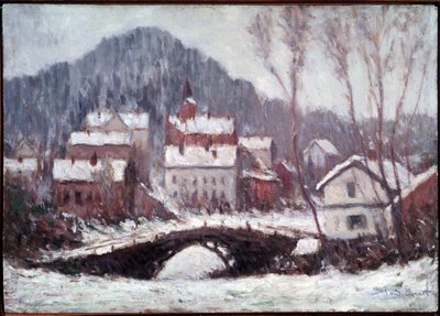 Zimní krajina. Obraz Clauda Moneta (1840-1926) od Claude Monet