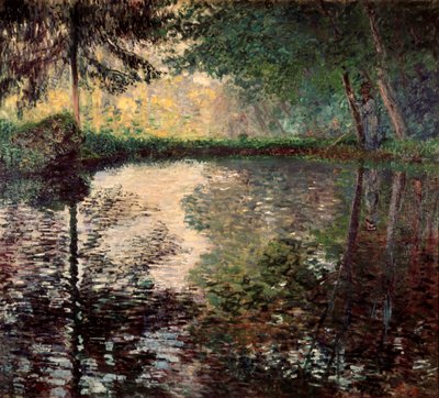 Rybník v Montgeronu, c1876. od Claude Monet