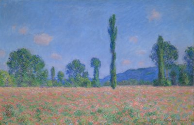 Poppy Field Giverny, 189091. od Claude Monet