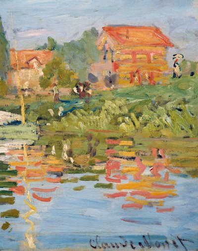 Regaty v Argenteuil, kolem roku 1872 (olej na plátně) (detail) od Claude Monet