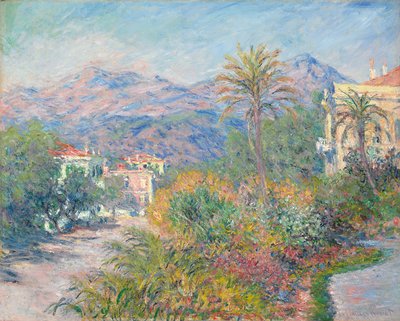 Římská cesta v Bordighera; Římská silnice v Bordighera, 1884 od Claude Monet