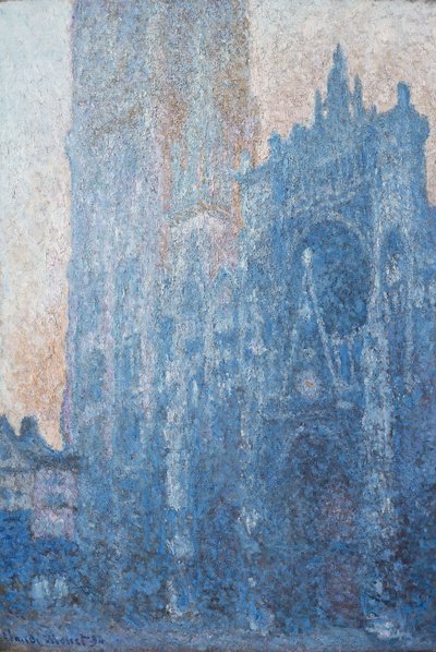 Rouenská katedrála, portál, ranní světlo od Claude Monet