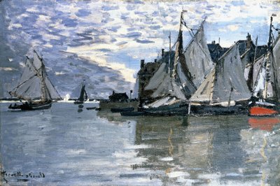 Plachetnice, c.1864-1866 od Claude Monet