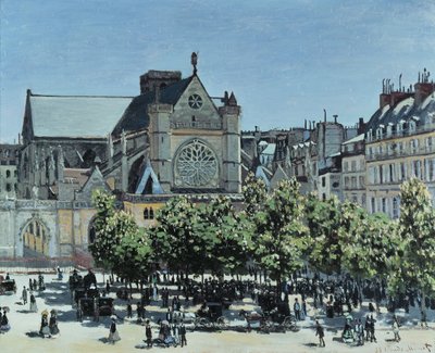 Saint-Germain Auxerrois, 1867 od Claude Monet