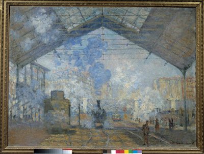 Vlakové nádraží Saint Lazare od Claude Monet