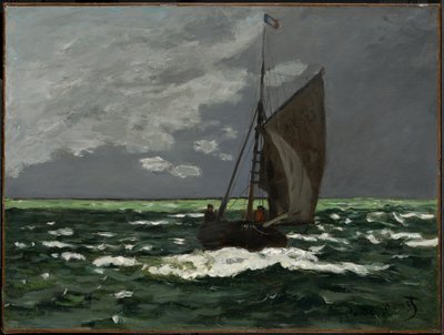Mořská krajina, bouře od Claude Monet