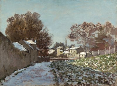 Sníh v Argenteuil od Claude Monet