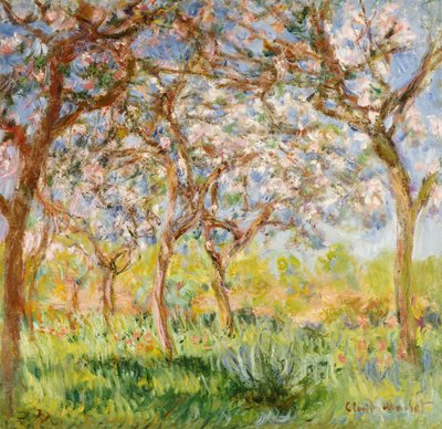Jaro v Giverny od Claude Monet