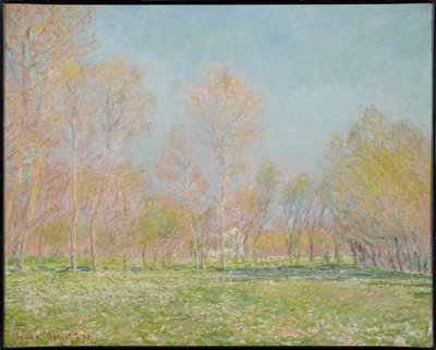 Jaro v Giverny od Claude Monet
