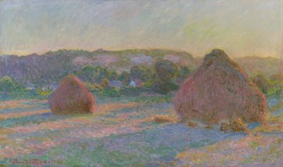 Stohy pšenice (konec léta) od Claude Monet
