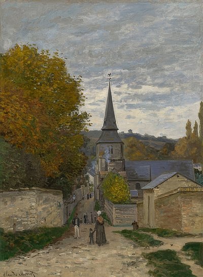 Ulice v Sainte-Adresse. 1867 od Claude Monet