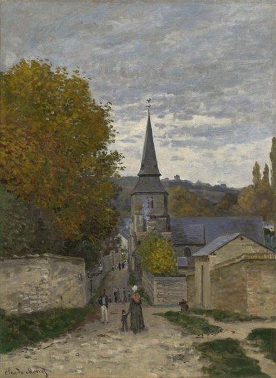 Ulice v Sainte-Adresse, 1867 od Claude Monet