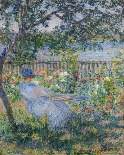 Terasa ve Vétheuil. 1881 od Claude Monet