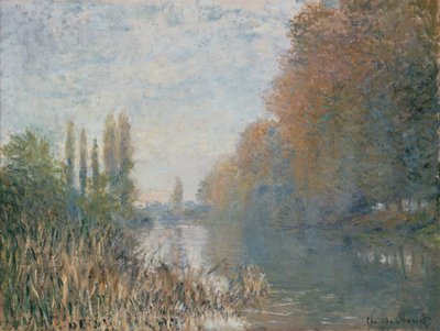 Břehy Seiny na podzim od Claude Monet