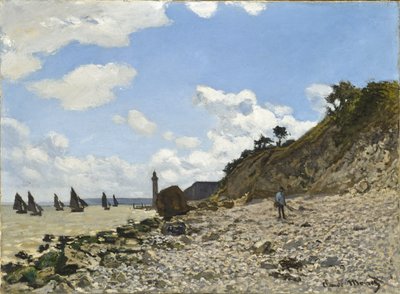 Pláž v Honfleuru, 1864-1866 od Claude Monet