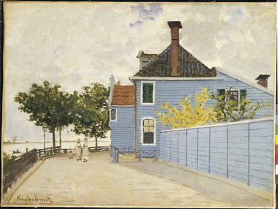 Modrý dům, Zaandam od Claude Monet